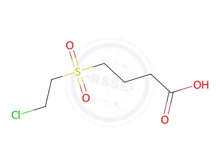 Chemical structure of 4-(2-Chloroethylsulfonyl)butanoic acid