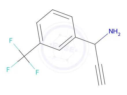 Chemical structure of 1-(3-(Trifluoromethyl)phenyl)prop-2-yn-1-amine