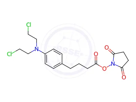 Chemical structure of Chlorambucil N-Hydroxysuccinimide Ester