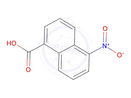Chemical structure of 5-Nitronaphthalene-1-carboxylic Acid