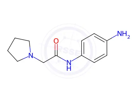 Chemical structure of N-(4-Aminophenyl)-2-(pyrrolidin-1-yl)acetamide