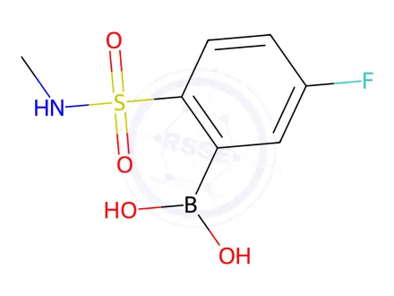 Chemical structure of (5-Fluoro-2-(n-methylsulfamoyl)phenyl)boronic acid