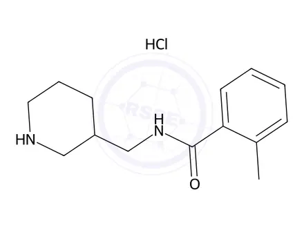 Chemical structure of 2-Methyl-N-(piperidin-3-ylmethyl)benzamide hydrochloride