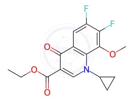 Chemical structure of Moxifloxacin Impurity G