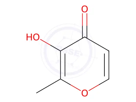 Chemical structure of Maltol