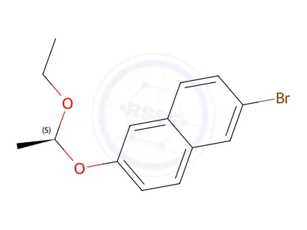 Chemical structure of 2-Bromo-6-(1-Ethoxyethoxy)Naphthalene