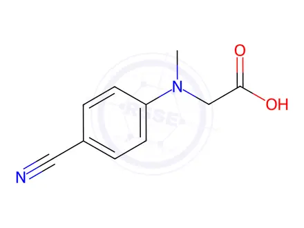 Chemical structure of Glycine, N-(4-cyanophenyl)-N-methyl-