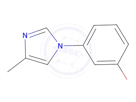 Chemical structure of 3-(4-Methyl-1H-imidazol-1-yl)phenol