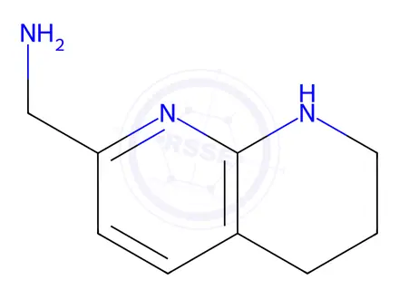Chemical structure of (5,6,7,8-Tetrahydro-1,8-naphthyridin-2-yl)methanamine