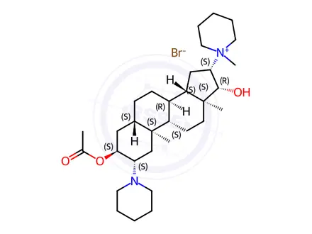 Chemical structure of Vecuronium Bromide EP Impurity E