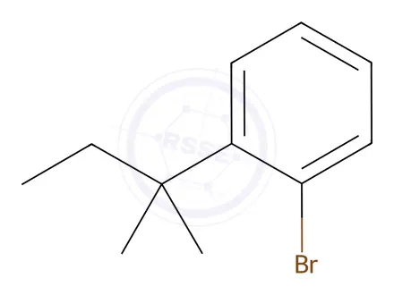 Chemical structure of 1-Bromo-2-(tert-pentyl)benzene