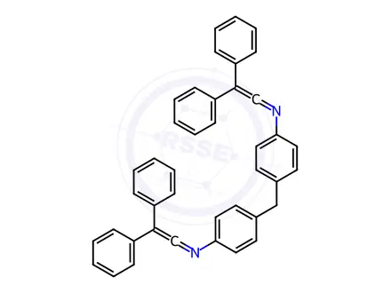Chemical structure of N,N'-[Methylenebis(4,1-phenylene)]bis(diphenylketenimine)