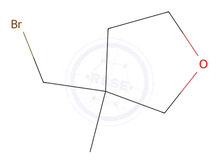 Chemical structure of 3-(bromomethyl)-3-methyloxolane