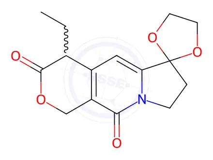 Chemical structure of Camptothecin Impurity 32