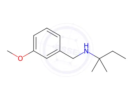 Chemical structure of n-(3-Methoxybenzyl)-2-methylbutan-2-amine