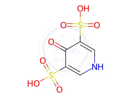 Chemical structure of 4-hydroxypyridine-3,5-disulfonic acid
