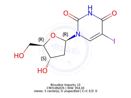 Chemical structure of Brivudine Impurity 13