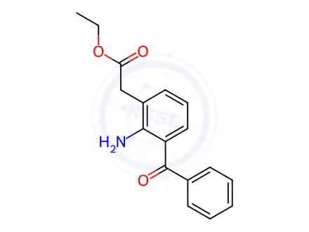 Chemical structure of Amfenac Ethyl Ester