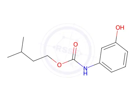 Chemical structure of Isopentyl (3-hydroxyphenyl)carbamate
