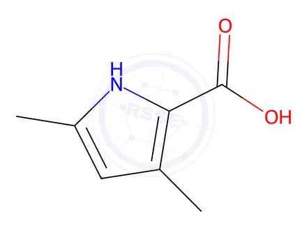 Chemical structure of 3,5-Dimethyl-1H-pyrrole-2-carboxylic Acid