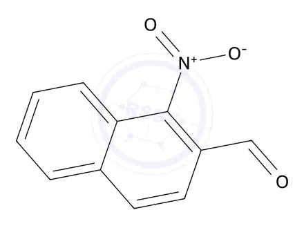 Chemical structure of 1-nitro-2-naphthaldehyde