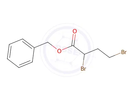 Chemical structure of 2,4-Dibromobutyric acid benzyl ester
