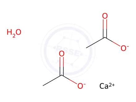 Chemical structure of Calcium Acetate Hydrate