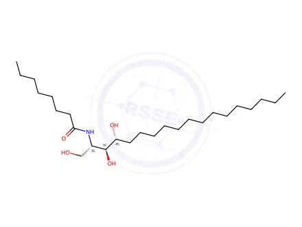 Chemical structure of N-08:0 Phytosphingosine