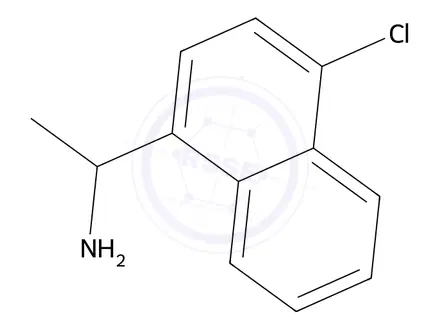 Chemical structure of 1-(4-Chloronaphthalen-1-yl)ethan-1-amine