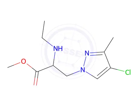Chemical structure of Methyl 3-(4-chloro-3-methyl-1h-pyrazol-1-yl)-2-(ethylamino)propanoate