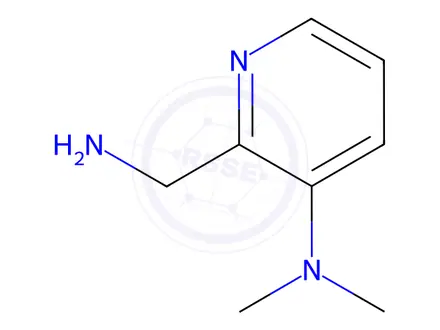 Chemical structure of 2-(aminomethyl)-N,N-dimethylpyridin-3-amine
