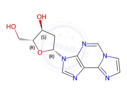 Chemical structure of Etheno-2’-deoxy-Beta-D-adenosine