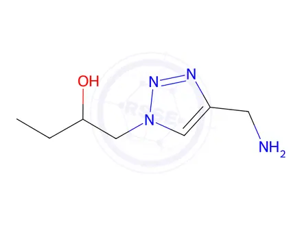 Chemical structure of 1-(4-(Aminomethyl)-1h-1,2,3-triazol-1-yl)butan-2-ol