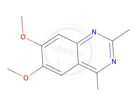 Chemical structure of 6,7-Dimethoxy-2-methylquinazolin-4-amine