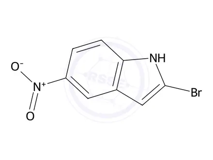 Chemical structure of 2-Bromo-5-nitro-1H-indole