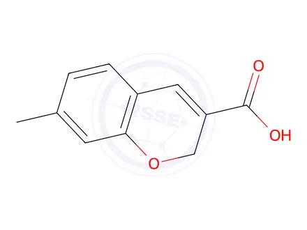 Chemical structure of 7-Methyl-2H-chromene-3-carboxylic acid