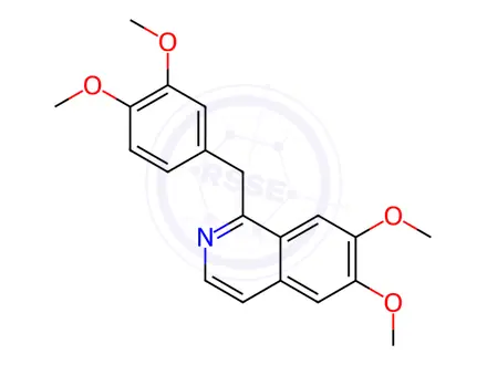 Chemical structure of Papaverine