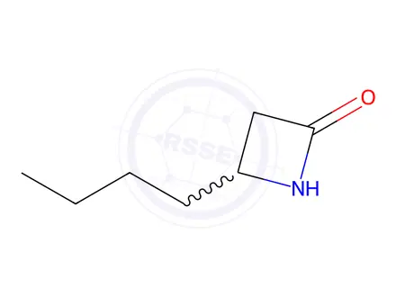 Chemical structure of 4-Butylazetidin-2-one
