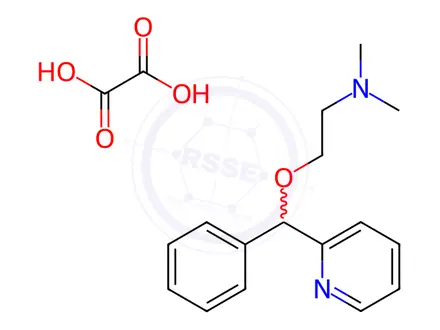 Chemical structure of Doxylamine Succinate Impurity 3 Oxalate (Doxylamine Hydrogen Succinate EP Impurity C Oxalate)