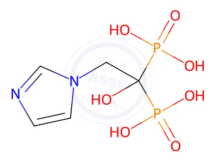 Chemical structure of Zoledronic Acid (1724827)