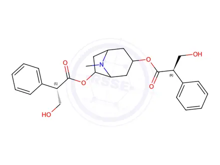 Chemical structure of Tiotropium impurity 49