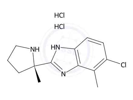 Chemical structure of Daridorexant Impurity 13(Dihydrochloride)