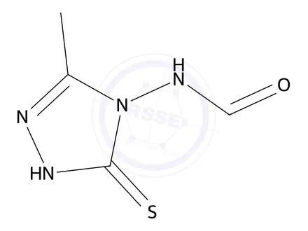 Chemical structure of N-(3-Methyl-5-thioxo-1H-1,2,4-triazol-4(5H)-yl)formamide