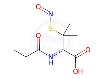 Chemical structure of Penicillamine Impurity 36