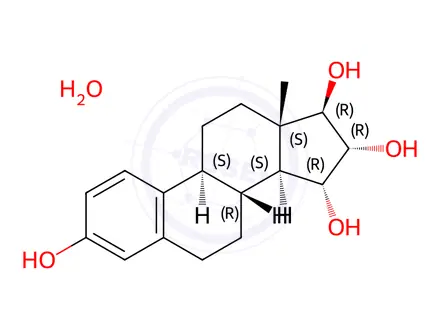 Chemical structure of Estetrol monohydrate