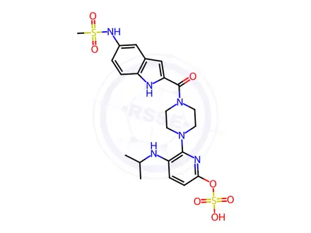 Chemical structure of Delavirdine Impurity 45