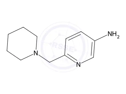 Chemical structure of 6-(piperidin-1-ylmethyl)pyridin-3-amine