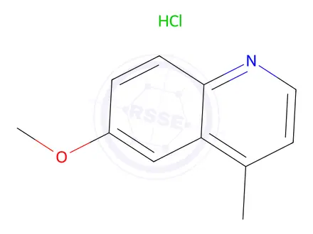 Chemical structure of 6-Methoxy-4-methylquinoline hydrochloride