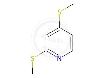 Chemical structure of 2,4-Bis(methylthio)pyridine