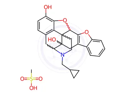 Chemical structure of Naltriben Mesylate